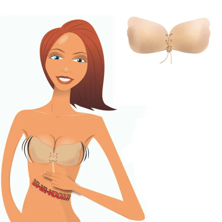 Magic Va Va Voom Backless Strapless Push-Up Adhesive Bra - Gomix Brands Outlet