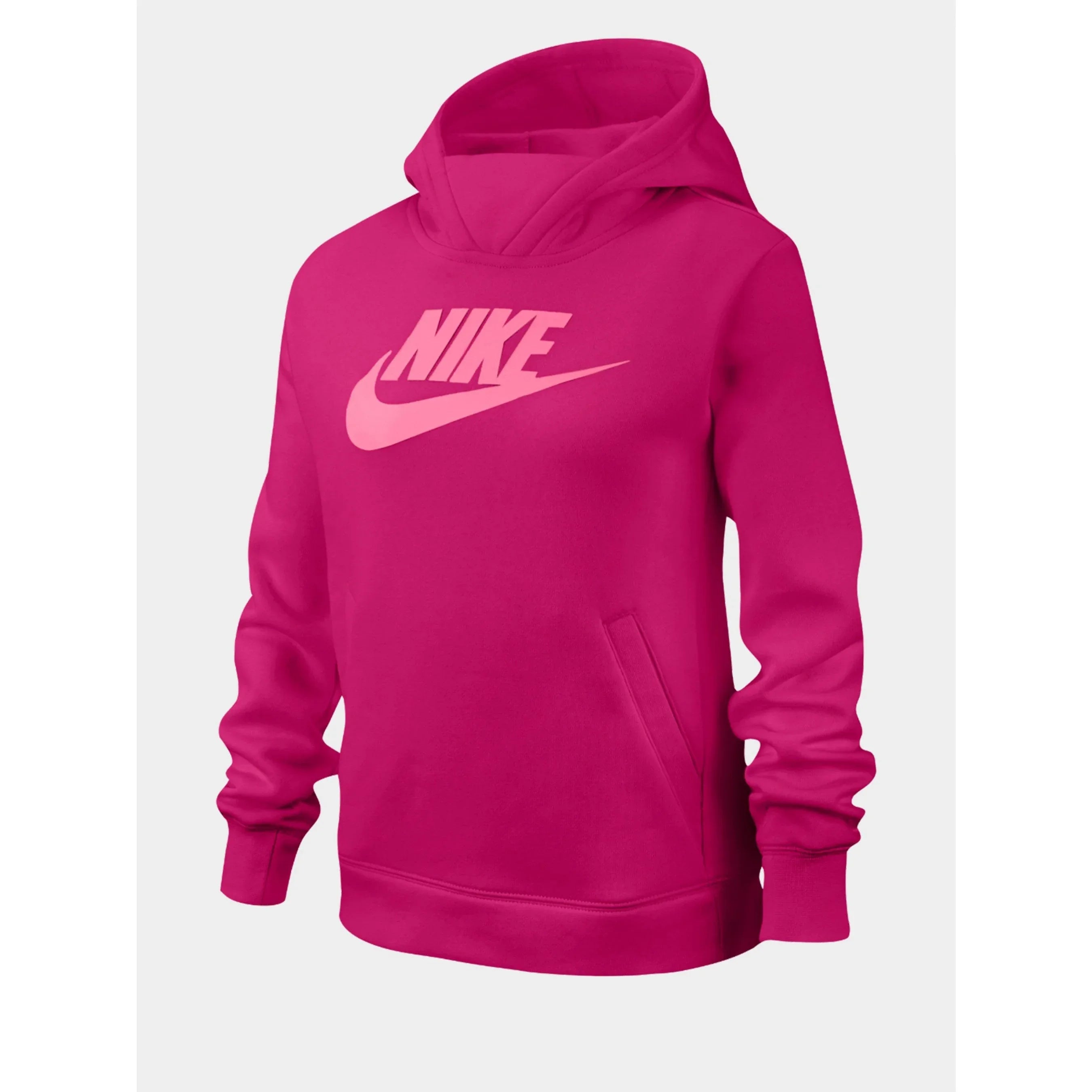NIKE Kids' Sportswear Raspberry Fleece Hoodie with Warm Hood - Gomix Brands Outlet