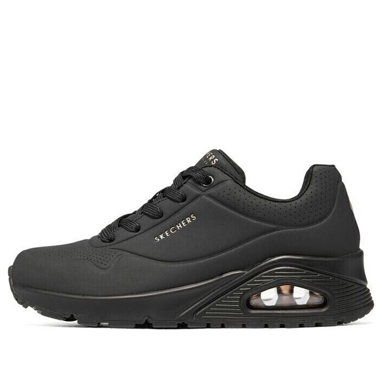 Skechers Women's Uno Black Classic Air-Cooled Memory Foam Sneakers