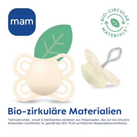 MAM Perfect Night Silicone Pacifier Blue Mint 0-6 Months 2-Pack - Gomix Brands Outlet