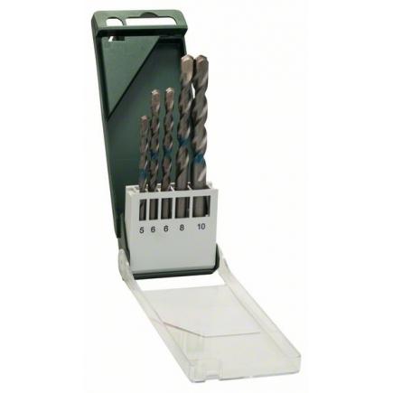 Bosch 5-Piece Carbide Masonry Drill Bit Set for Concrete and Brick