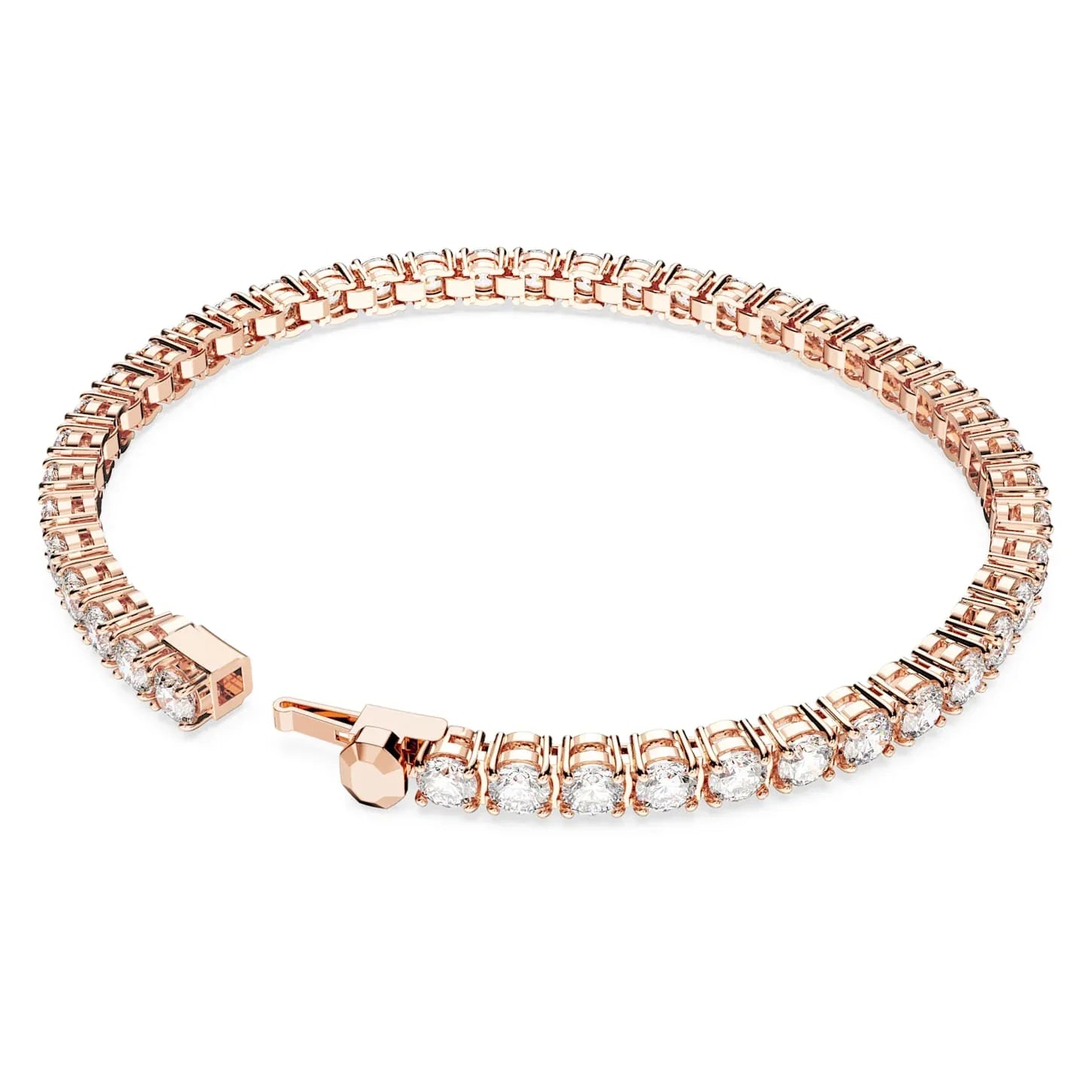 Sparkling Tennis Bracelet with Clear Round Cut Swarovski Crystals - Gomix Brands Outlet