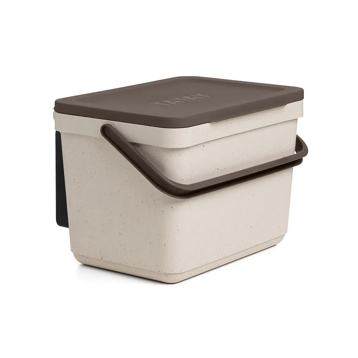 TATAY Smart Ecohome 6L Organic Waste Bin with Support - Brown - Gomix Brands Outlet