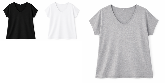 A set of 3 V-Neck T-Shirts for Men