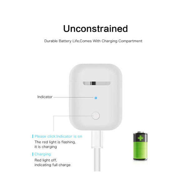 Premium i12 TWS Sensor Touch Bluetooth Earbuds: Wireless Audio Freedom - Gomix Brands Outlet