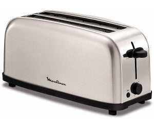 Moulinex LS330D11 1400W 2-Slot Stainless Steel Toaster with 6 Levels