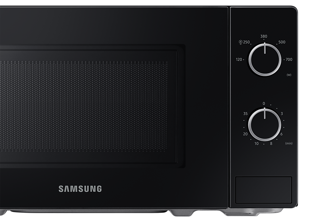 Samsung Solo Microwave Oven Full Glass Door 20L Black
