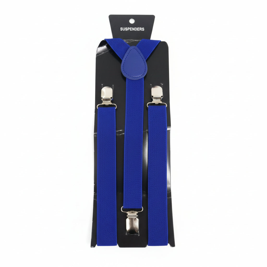 Suspenders Unisex Clip-On Elastic Adjustable