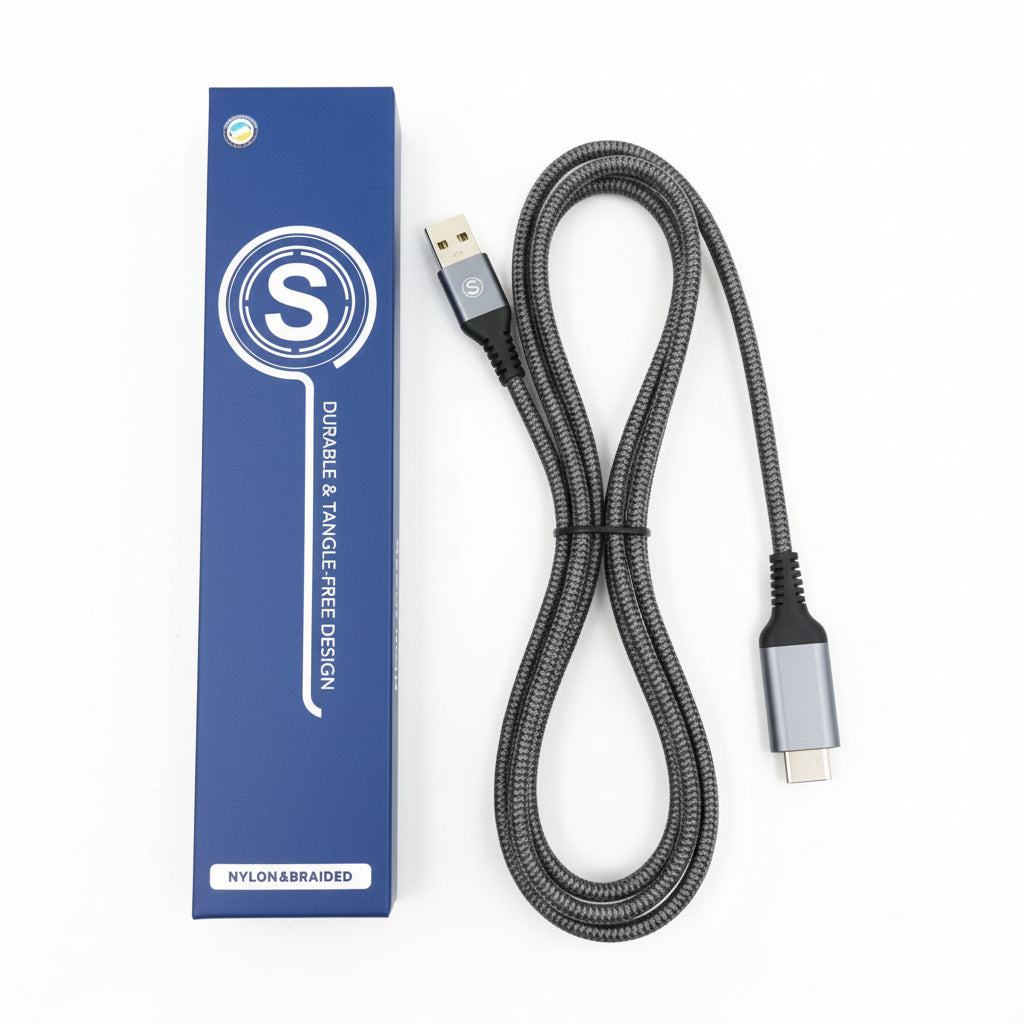 Zisemeil USB‑C to DisplayPort 2 m Cable ‑ Plated