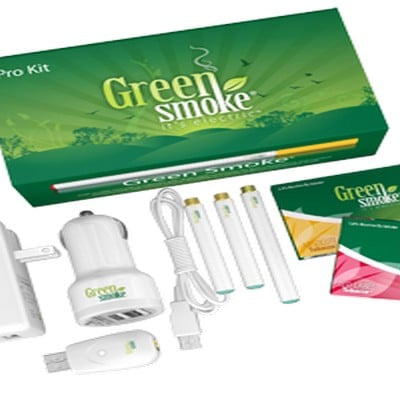 Green Smoke Advanced Electronic Cigarette Starter Kit with Flavor Cartomizers