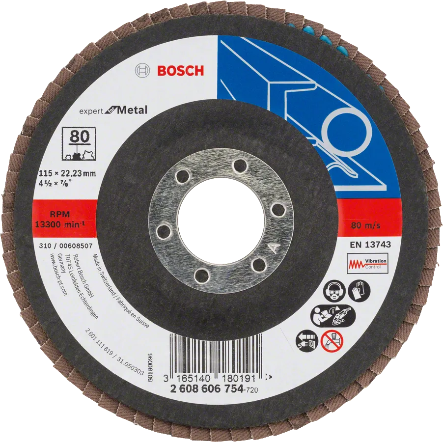 Bosch X551 Expert for Metal Angled Flap Disc for Grinders x551