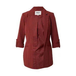 Only Elegant Women's Sleeve Tailored Blazer with Lapel Collar Stretch Fabric - Gomix Brands Outlet