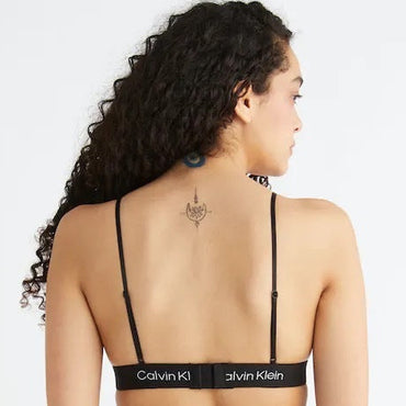 Calvin Klein 1996 CK Low-Rise Cotton Blend Triangle Underwear Monogram Panties