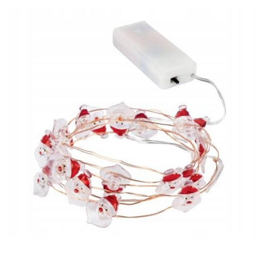 Livarno 90.5-inch LED Santa Claus Christmas String Lights, Warm White Decor