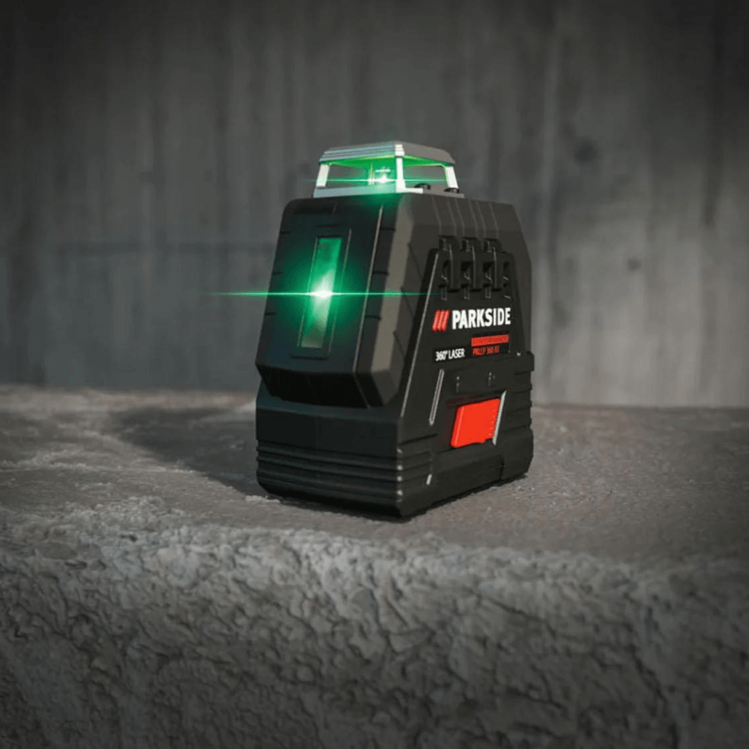 Parkside Performance Cordless Cross Line Laser Level PKLLP 360 B3