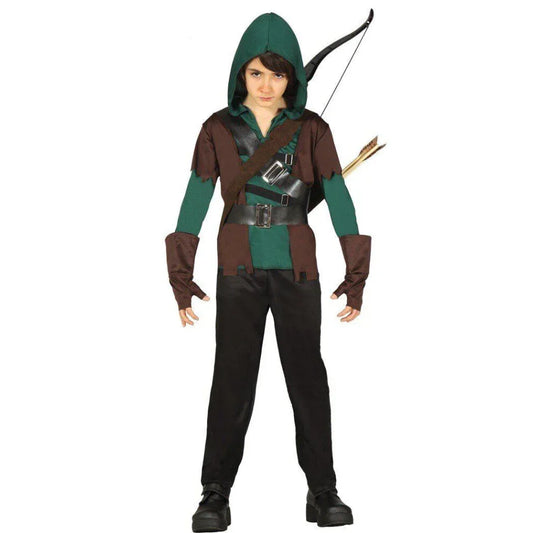 Authentic Kids Robin Hood Archer Costume, Ages 7-9 Years, for Epic Adventures - Gomix Brands Outlet