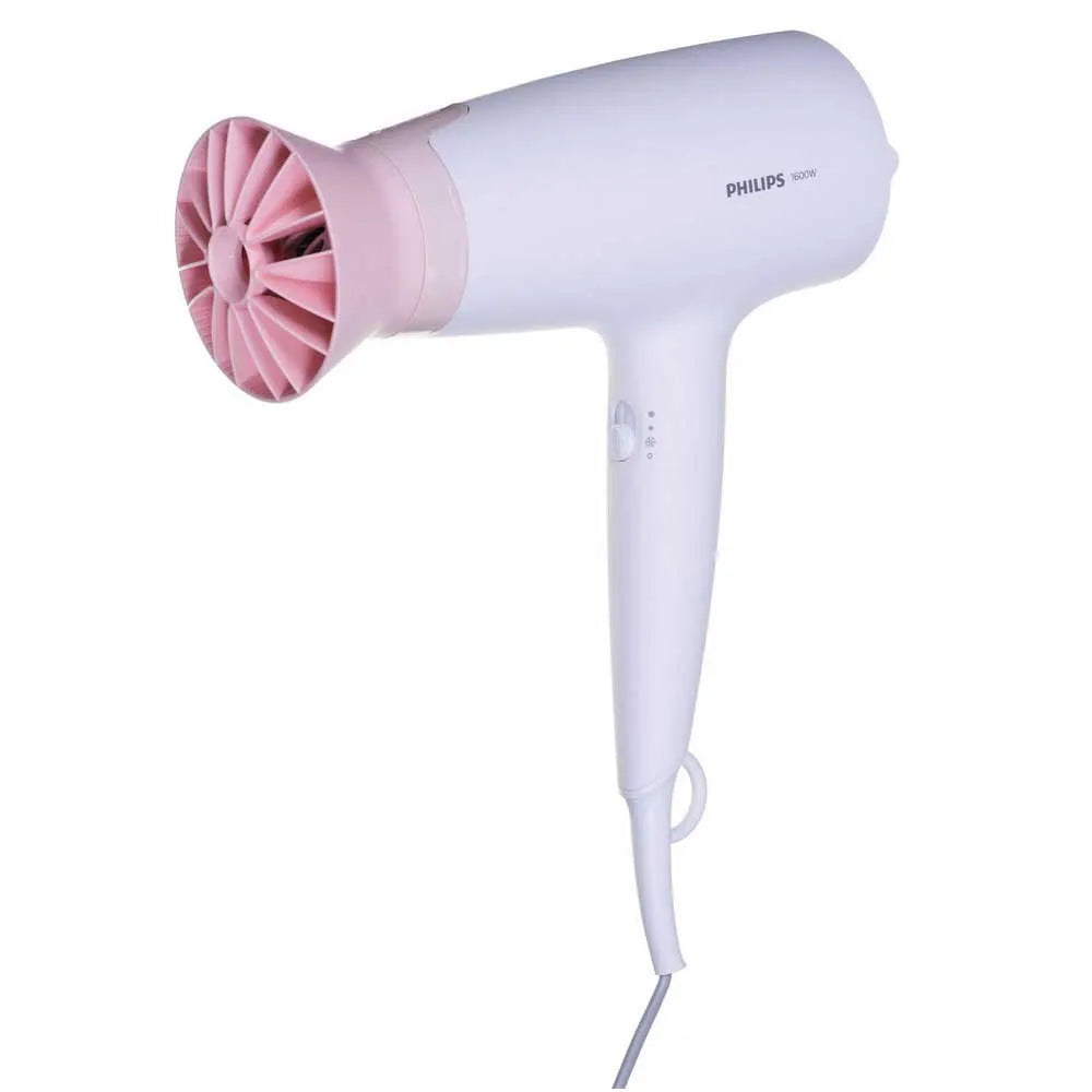 Philips 1600W Hair Dryer with 3 Speed Settings for Gentle Drying