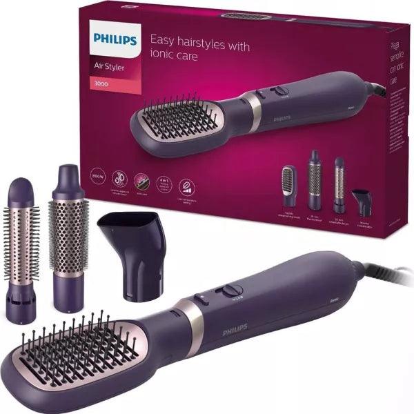 Philips Series 3000 Air Styler - Ionic Care, Gentle Drying BHA313/00