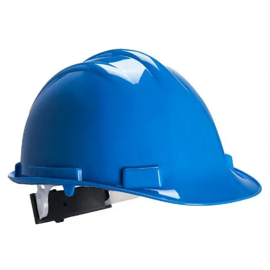 Portwest PW50 Expertbase Blue Safety Helmet - Electrical & Impact Protection - Gomix Brands Outlet