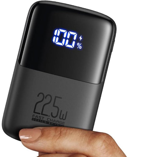 INIU 10,000mAh Compact Fast‑Charging Power Bank with Phone Stand