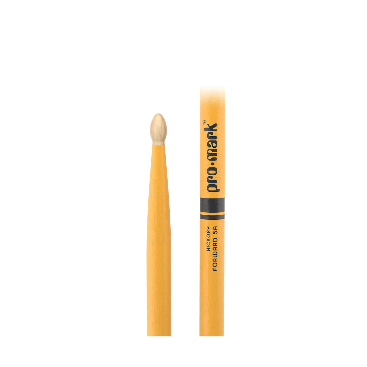 Promark 5A TX5AW Hickory Yellow Drumsticks - Standard Length