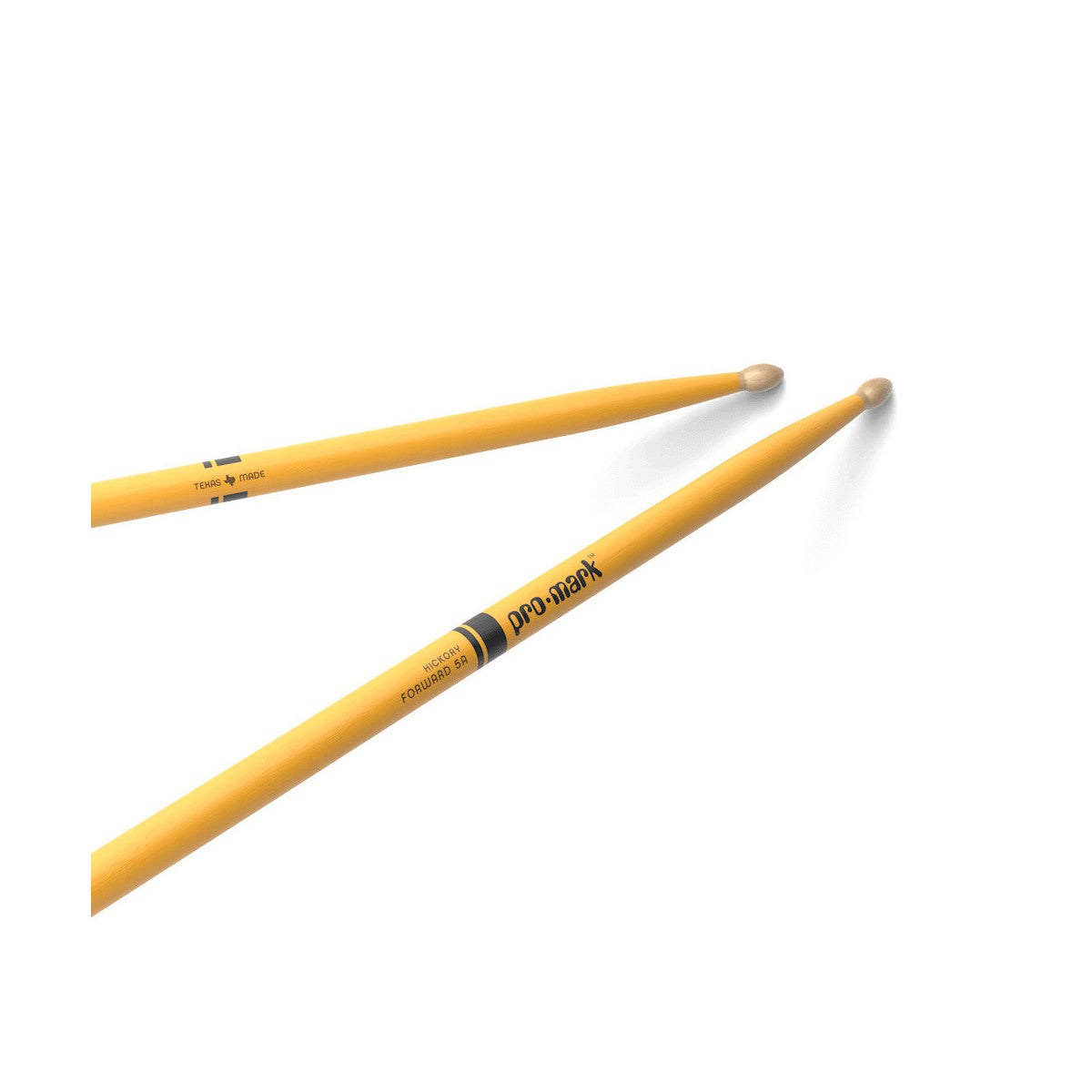 Promark 5A TX5AW Hickory Yellow Drumsticks - Standard Length
