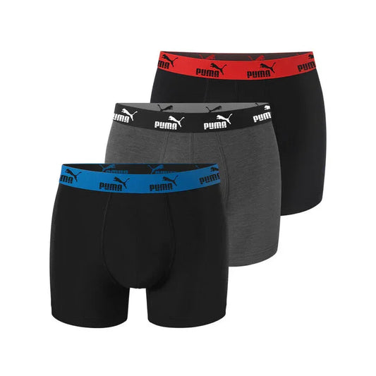 Puma Men's 4468 Colorful Boxer Briefs 3-Pack - Ultimate Comfort, Everyday Wear - Gomix Brands Outlet