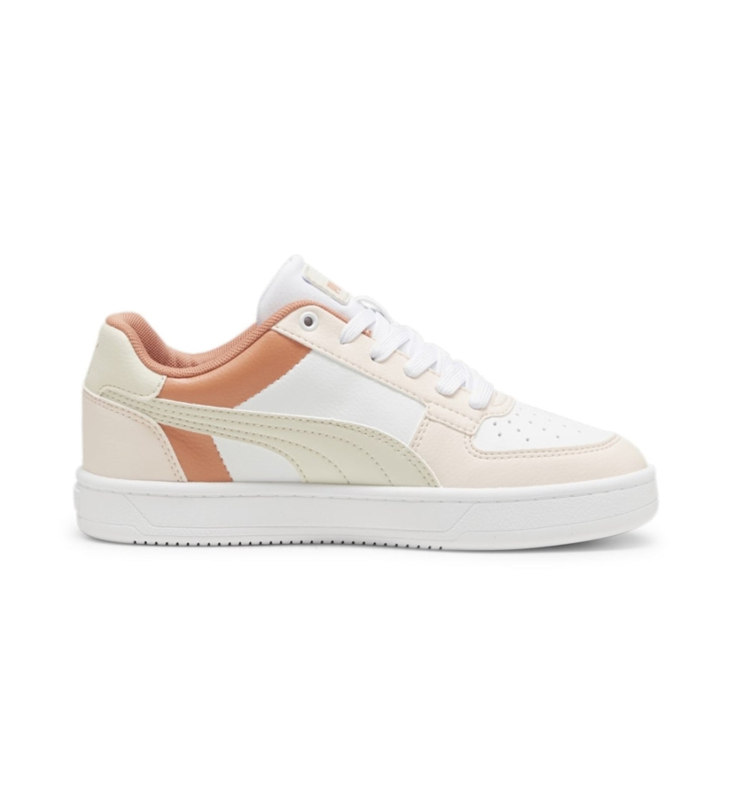 Puma Caven 2.0 Block Classic Trainers - White Beige Nostalgic College Style