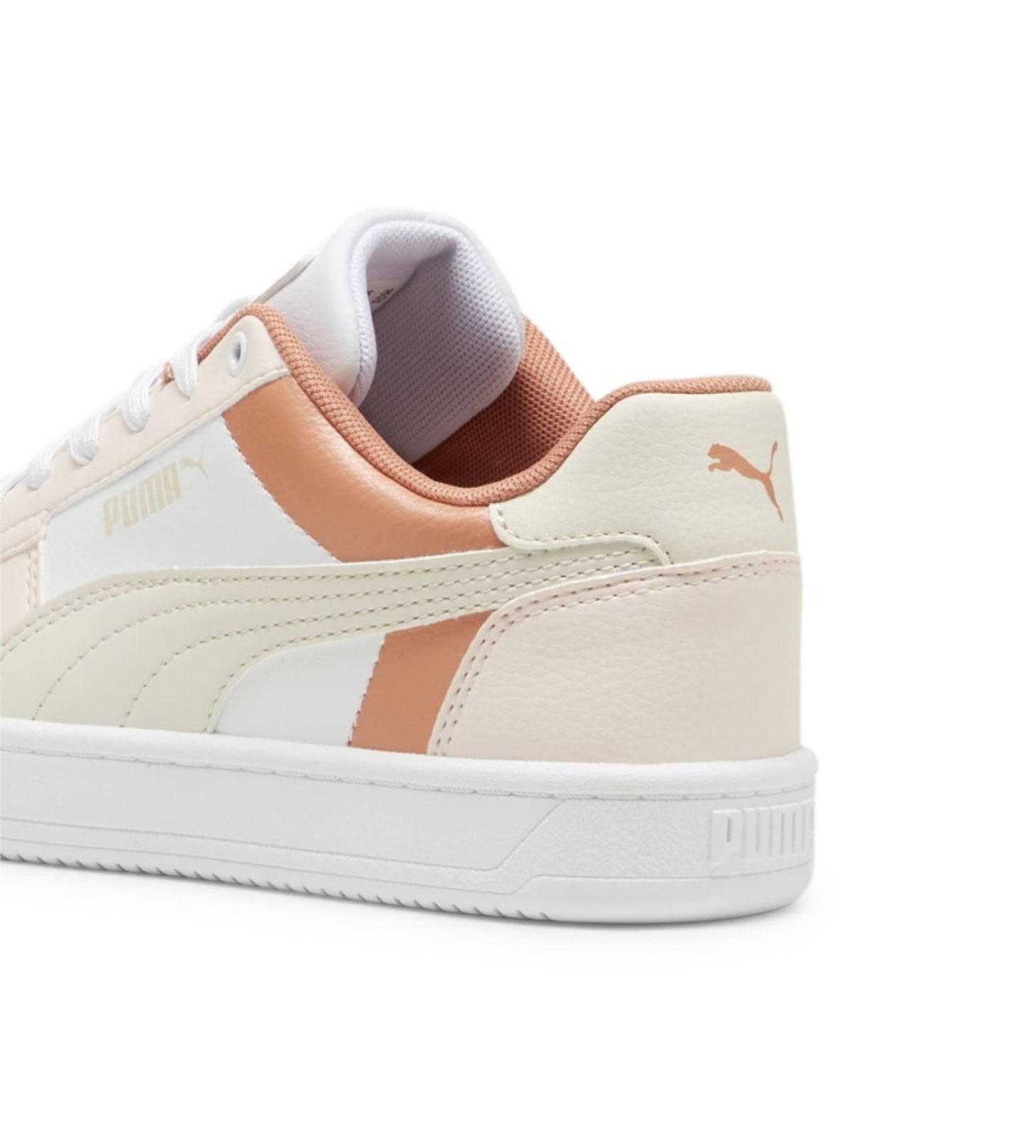 Puma Caven 2.0 Block Classic Trainers - White Beige Nostalgic College Style