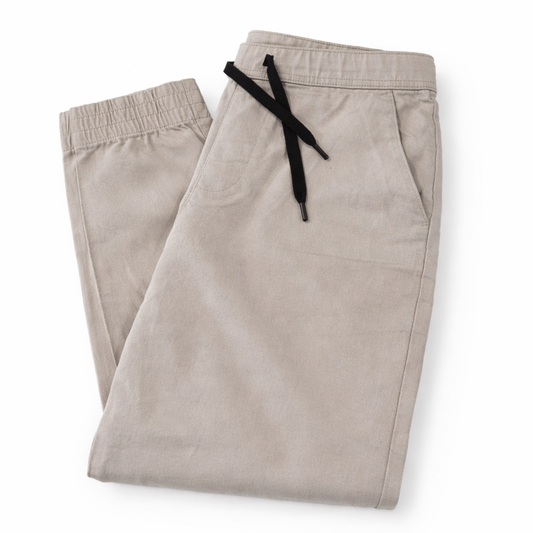 oneredox behype Men's Grey Jogger Pants with Elastic Waist