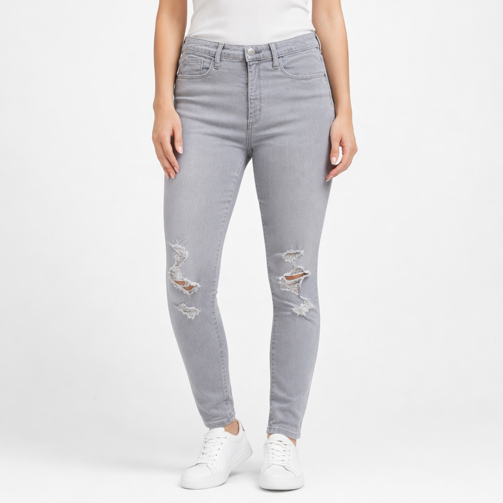 Universal Thread Womens Jeans Stretch Denim Distressed Skinny