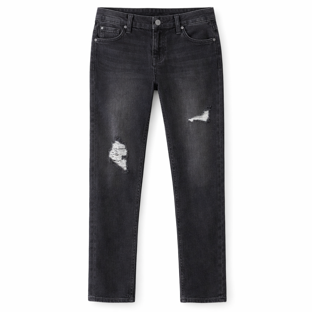 Union Bay Distressed Black Denim Skinny Jeans for Girls