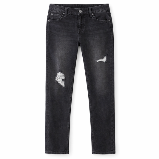 Union Bay Distressed Black Denim Skinny Jeans for Girls