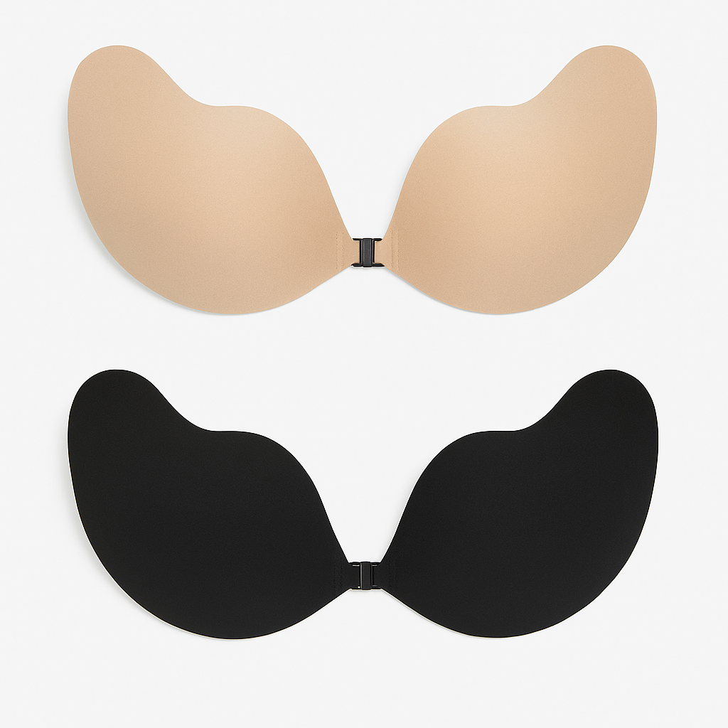 Mekahik Kiss Strapless Invisible Adhesive Bra with Front Clip