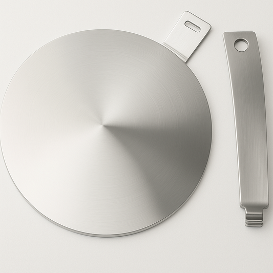 RUNZI 14cm Induction Heat Diffuser Ring Plate with Removable Handle
