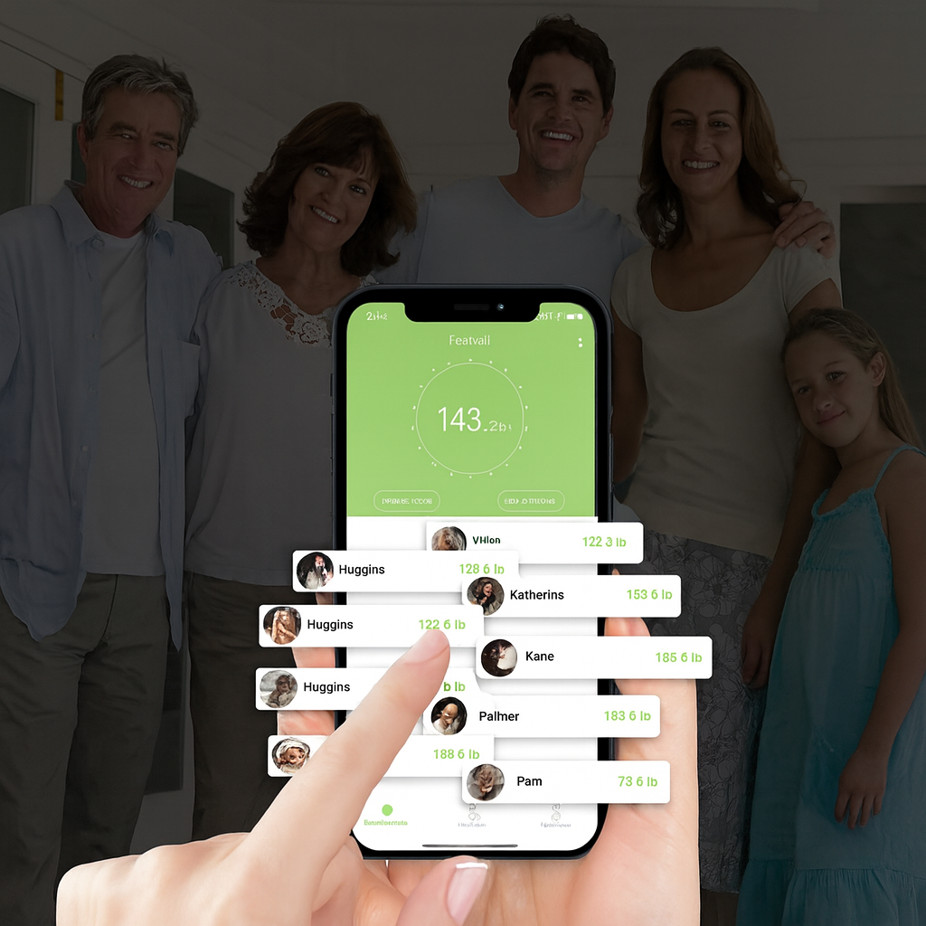 Healthkeep Smart Body Fat Scale with 13 Measurements, 180kg Capacity