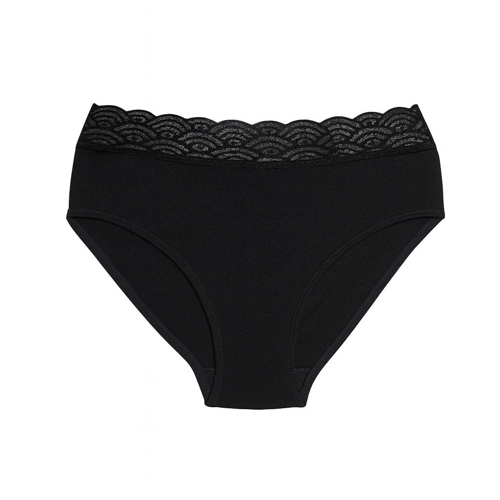 Feel Natural Lace Washable Menstrual Briefs for Reliable, Comfortable Protection