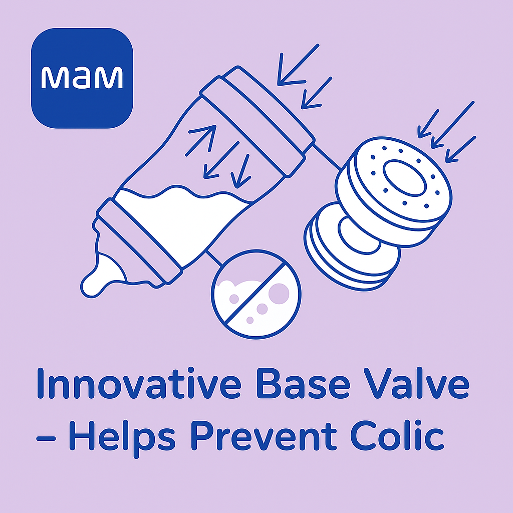 MAM Easy Start Anti-Colic Baby Bottle, 11 oz, Whale Design, 4 Months+