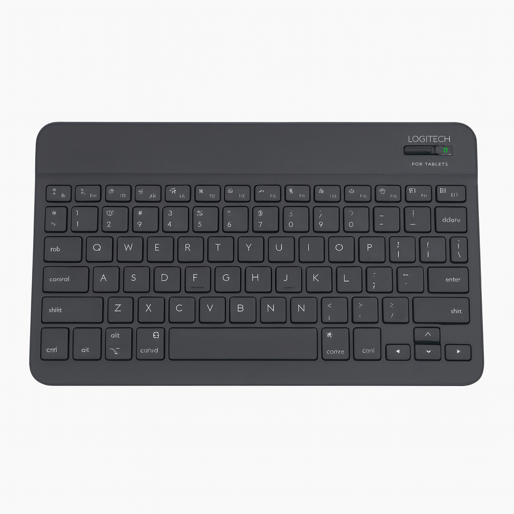 HB-030 Slim Backlit Wireless Mini Keyboard with Adjustable Lighting