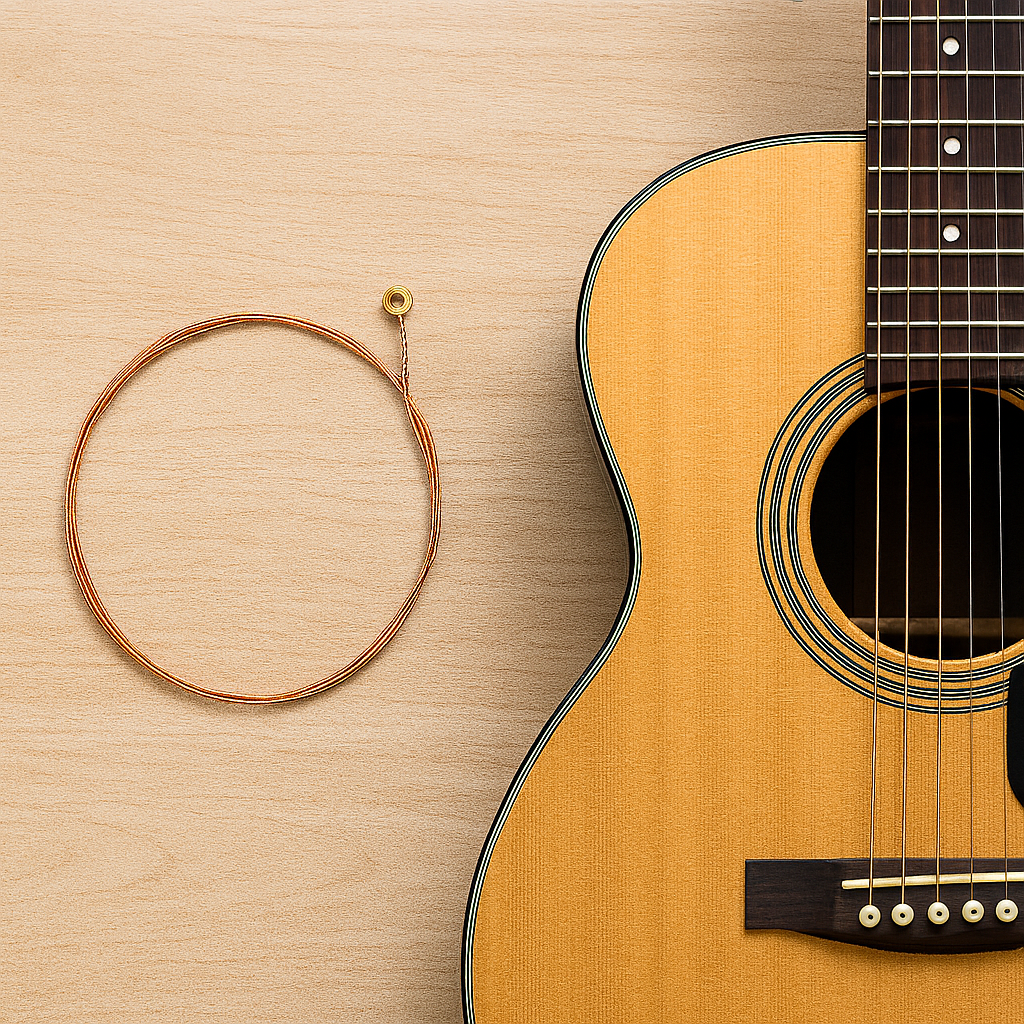 Elixir Single .023 Phosphorus Bronze Acoustic Guitar Strings NANOWEB Coating