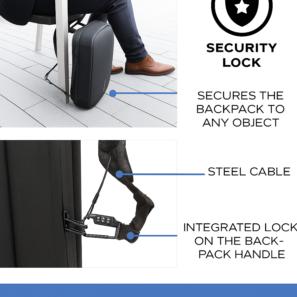 XD Design Bobby Bizz Anti-Theft Laptop Backpack & Briefcase with USB Charging