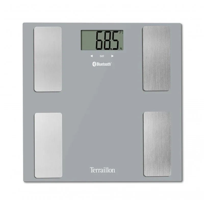 Terraillon Smart Connect Bluetooth Body Fat Bathroom Scale 160kg Capacity - Gomix Brands Outlet