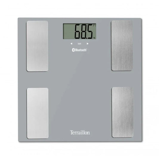 Terraillon Smart Connect Bluetooth Body Fat Bathroom Scale 160kg Capacity - Gomix Brands Outlet