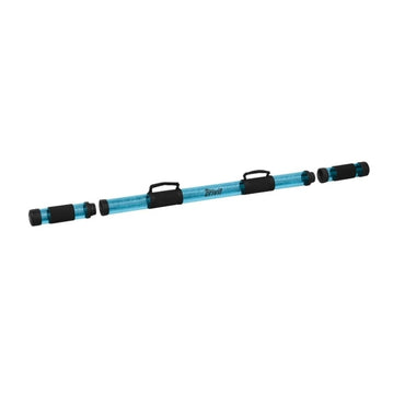 Crivit Detachable Extension Fitness Balance Bar – Transparent Blue Black