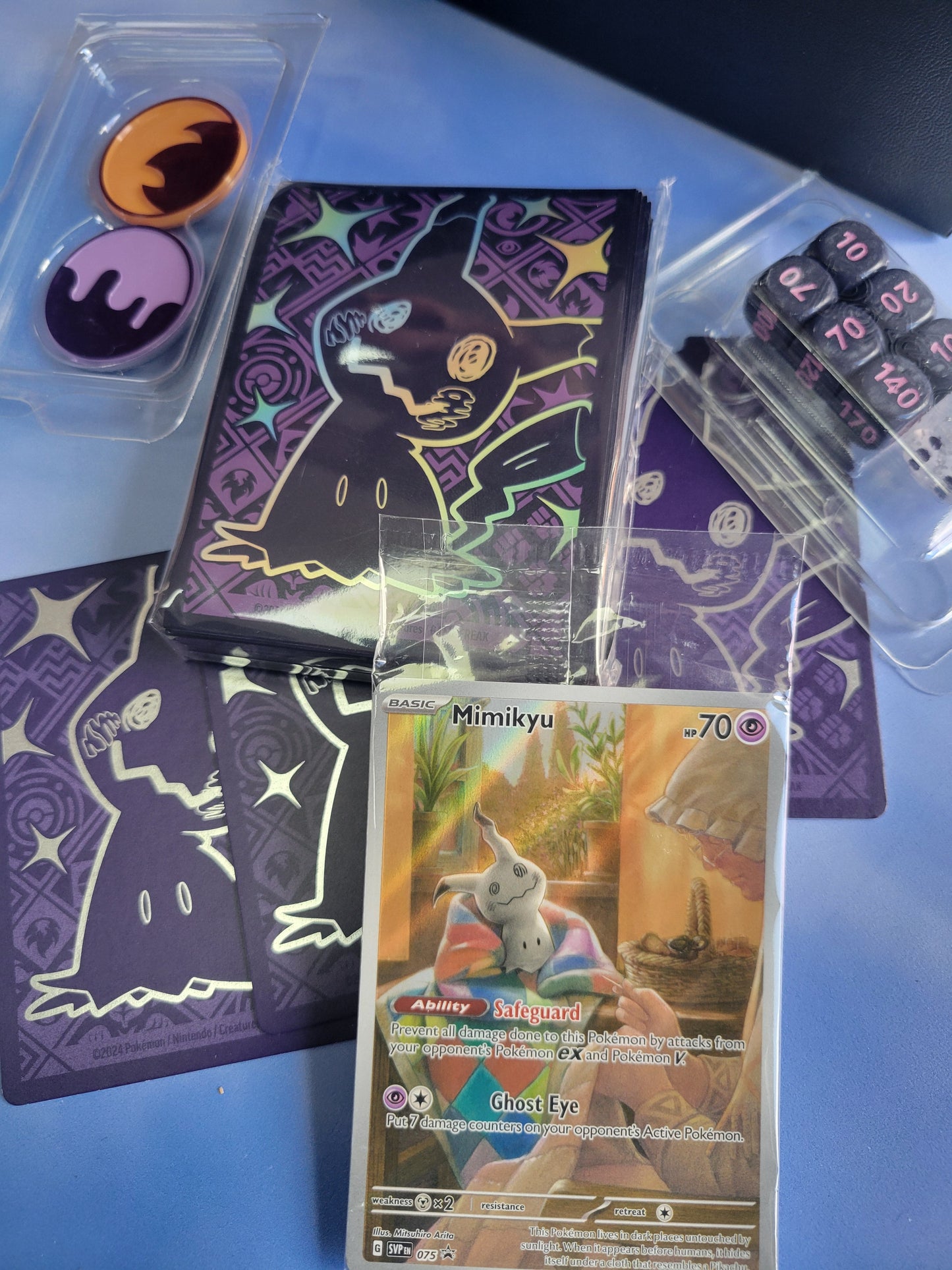 Paldean Fates Elite Trainer Box with Shiny Mimikyu Promo