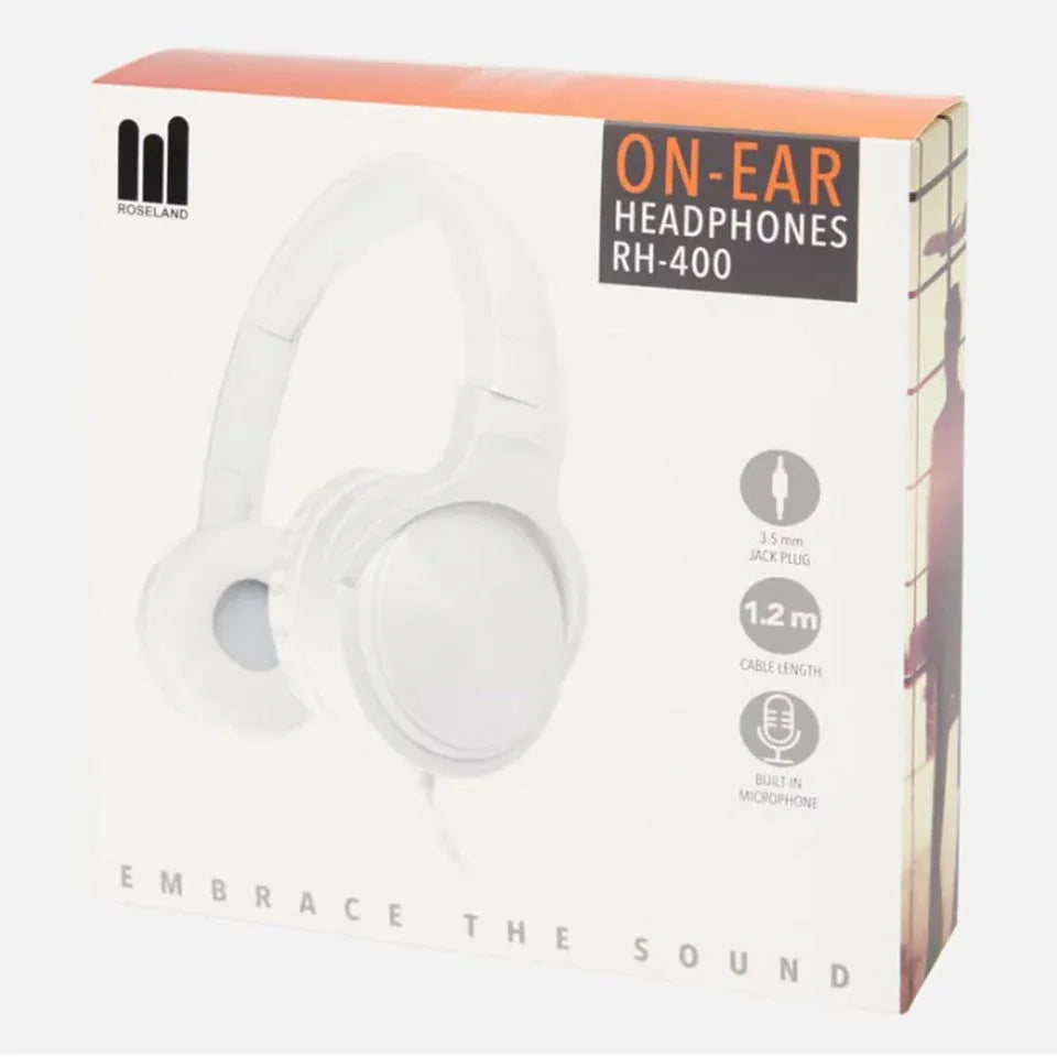 Roseland RH-400 Over-Ear Headphones with Microphone for Hands-Free Calling - Gomix Brands Outlet