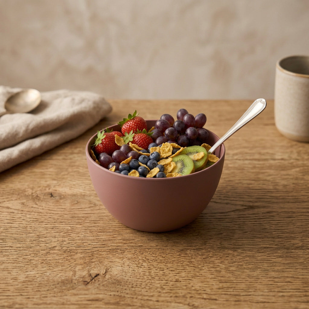 Rotho Caruba Bowl 450 ml Wine Red