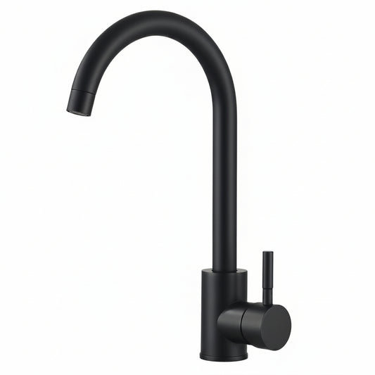 Royal Sanitary Round Kitchen Sink Faucet Single-Handle 360° Swivel