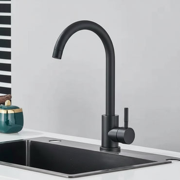 Royal Sanitary Round Kitchen Sink Faucet Single-Handle
