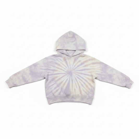 A New Day Women's Purple Tie Dye Sweatshirt and Sweatpants Set